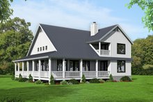 Architectural House Design - Country Exterior - Other Elevation Plan #932-33