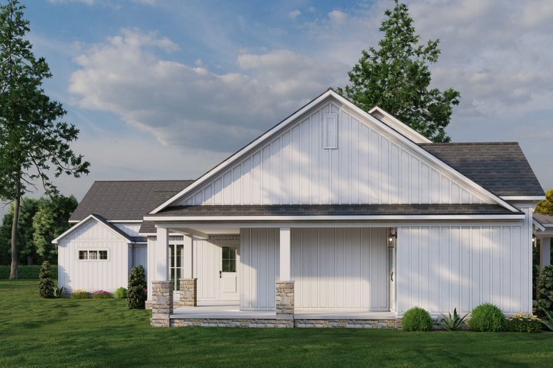 House Design - Exterior - Other Elevation 3 for Farmhouse House Plan #923-381 - 3 bed, 2.5 bath