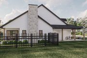 Southern Style House Plan - 3 Beds 2 Baths 1653 Sq/Ft Plan #455-546 Exterior 