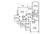 Traditional Style House Plan - 4 Beds 3.5 Baths 2584 Sq/Ft Plan #411-440 