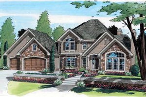 Traditional Exterior - Front Elevation Plan #312-148