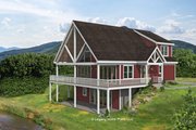 Country Style House Plan - 2 Beds 3.5 Baths 2565 Sq/Ft Plan #932-910 