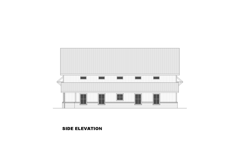 Architectural House Design - Exterior - Other Elevation for Farmhouse House Plan #1117-56 - 2 bed, 2 bath