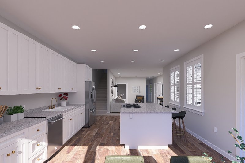 Architectural House Design - Interior - Kitchen 1 for Farmhouse House Plan #1060-247 - 3 bed, 3.5 bath