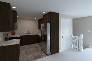 Interior - Kitchen 1 for Barndominium House Plan #1060-379 - 1 bed, 1.5 bath