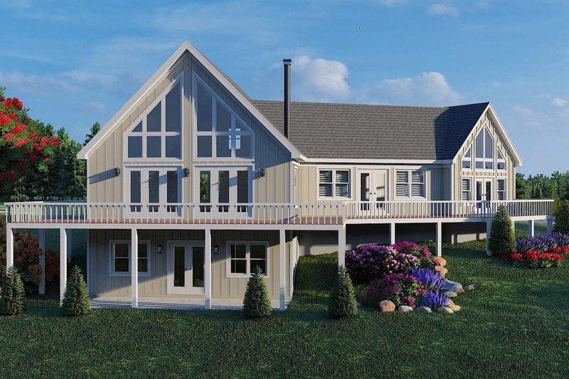 House Design - Photo 2 for Southern House Plan #932-825 - 4 bed, 3 bath