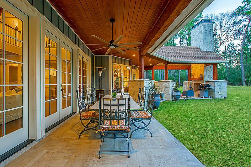 Home Plan - Exterior - Outdoor Living 1 for Craftsman House Plan #17-2444 - 5 bed, 5.5 bath