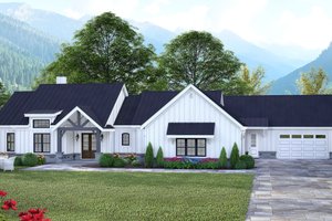 Farmhouse Exterior - Front Elevation Plan #932-1259