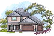 Traditional Style House Plan - 4 Beds 2.5 Baths 1865 Sq/Ft Plan #70-976 