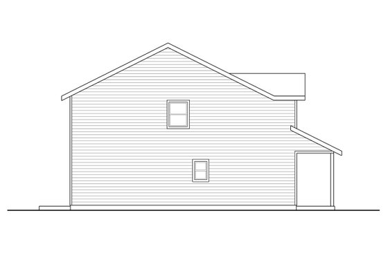 Exterior - Other Elevation for Farmhouse House Plan #124-1097 - 3 bed, 2.5 bath
