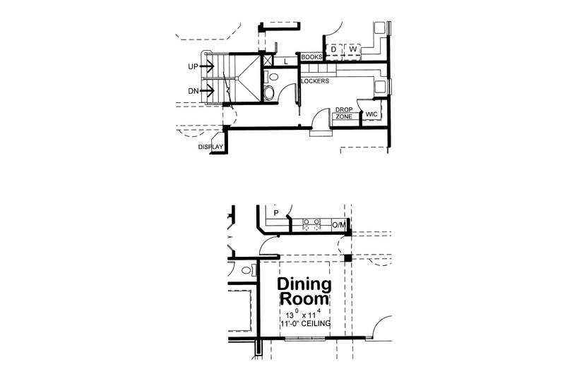 Home Plan - Floor Plan - Other Floor for European House Plan #20-1868 - 3 bed, 4 bath