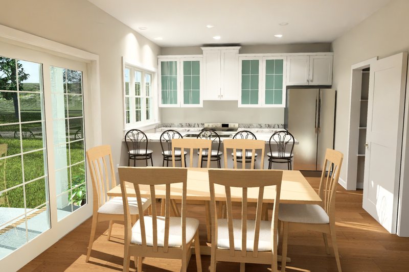 Architectural House Design - Interior - Kitchen for Cottage House Plan #513-2420 - 3 bed, 2 bath