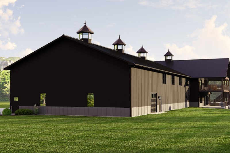 Dream House Plan - Exterior - Other Elevation for Barndominium House Plan #1064-227 - 3 bed, 3.5 bath
