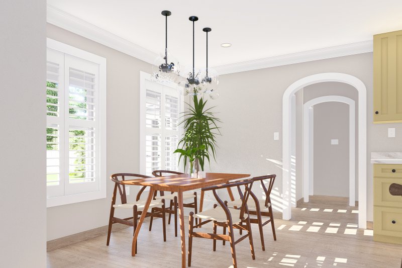 House Blueprint - Interior - Dining Room for Ranch House Plan #1060-376 - 3 bed, 2.5 bath
