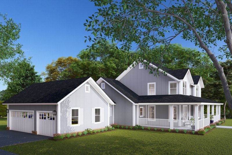 Home Plan - Exterior - Other Elevation 5 for Farmhouse House Plan #513-2172 - 3 bed, 4 bath