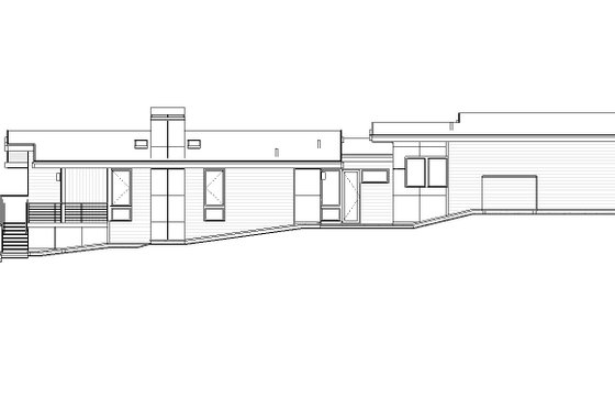 Exterior - Other Elevation 2 for Modern House Plan #895-110 - 3 bed, 2 bath