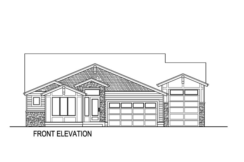 Home Plan - Exterior - Front Elevation 3 for Traditional House Plan #569-80 - 4 bed, 3 bath