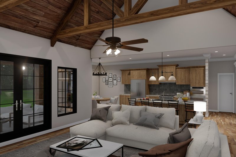 Dream House Plan - Interior - Family Room for Country House Plan #17-3371 - 4 bed, 2.5 bath