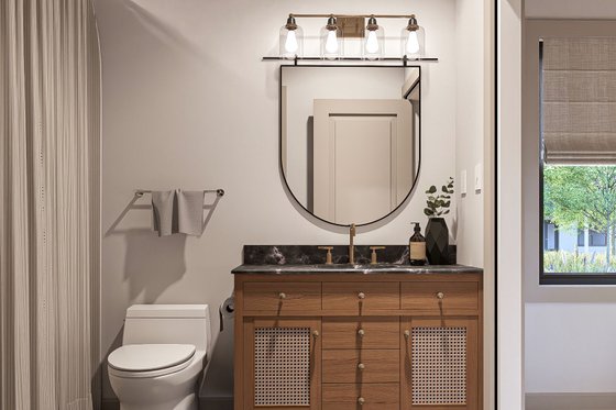 Interior - Master Bathroom for Ranch House Plan #455-367 - 3 bed, 2 bath