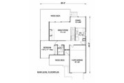 Modern Style House Plan - 3 Beds 2 Baths 2182 Sq/Ft Plan #116-117 