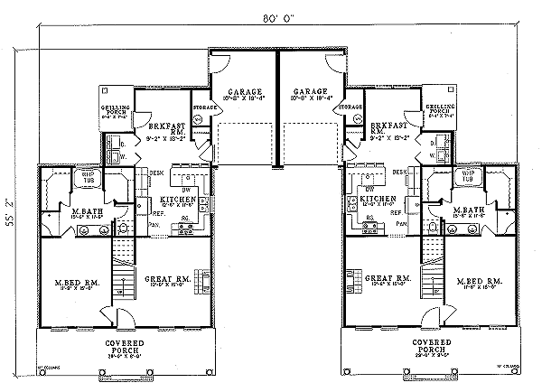 Dream House Plan - Country Floor Plan - Main Floor Plan #17-2023