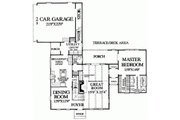 Colonial Style House Plan - 3 Beds 2.5 Baths 2076 Sq/Ft Plan #137-163 