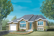 Traditional Style House Plan - 2 Beds 1 Baths 1258 Sq/Ft Plan #25-1076 