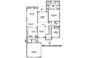European Style House Plan - 3 Beds 3.5 Baths 3267 Sq/Ft Plan #81-1574 