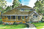 Country Style House Plan - 2 Beds 2 Baths 1575 Sq/Ft Plan #124-149 