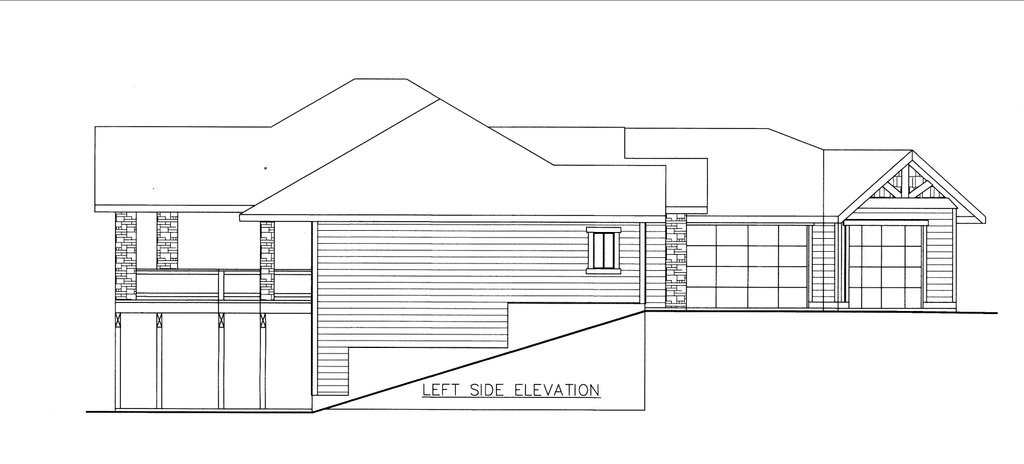 Exterior - Other Elevation for Craftsman House Plan #117-1113 - 4 bed, 4 bath