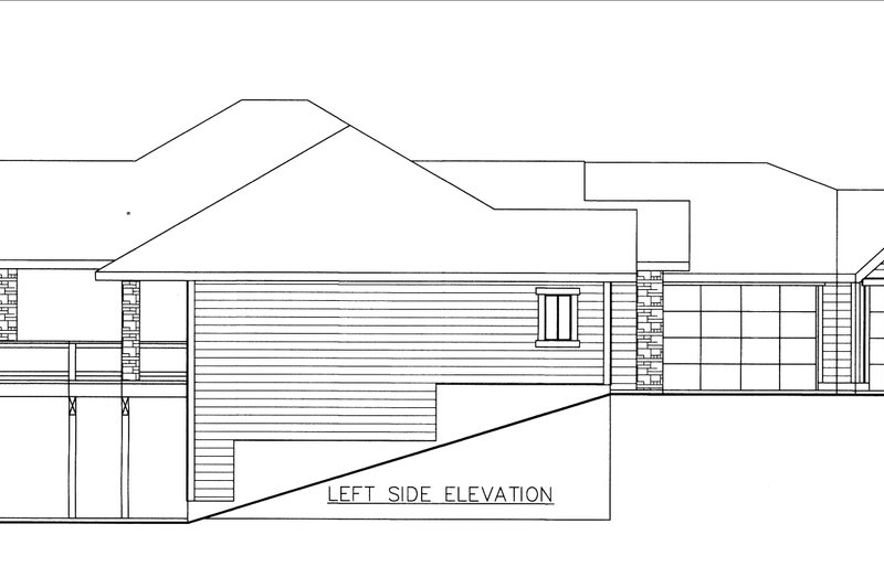 Home Plan - Exterior - Other Elevation for Craftsman House Plan #117-1113 - 4 bed, 4 bath