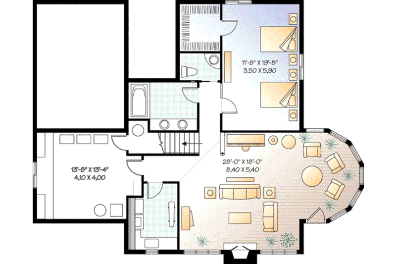 2000 Sq Ft House Plans 1 Floor 4 Bedroom - Affordable House Plans 2