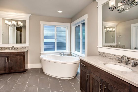 Interior - Master Bathroom 2 for Traditional House Plan #1066-61 - 4 bed, 3 bath