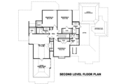 European Style House Plan - 5 Beds 4 Baths 4044 Sq/Ft Plan #81-1291 