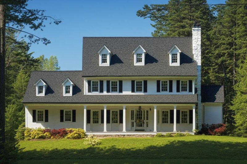 House Design - Farmhouse Exterior - Front Elevation Plan #3-219
