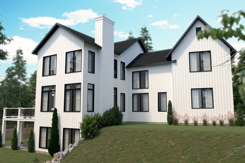 Home Plan - Exterior - Rear Elevation for Farmhouse House Plan #23-2742 - 3 bed, 2.5 bath