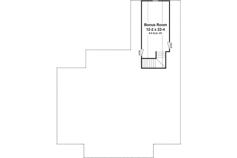 House Blueprint - Floor Plan - Upper Floor for Country House Plan #21-525 - 3 bed, 2.5 bath