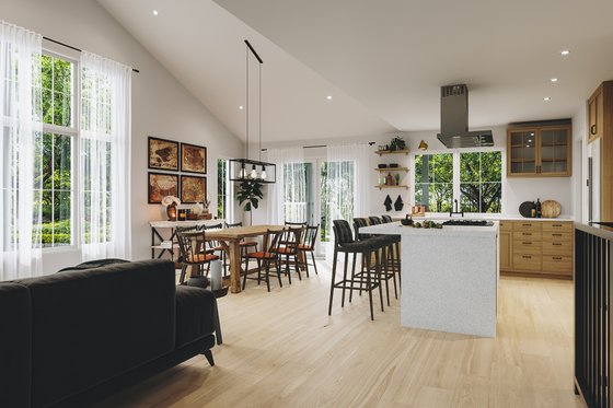 Photo 3 for Farmhouse House Plan #23-2741 - 4 bed, 2 bath