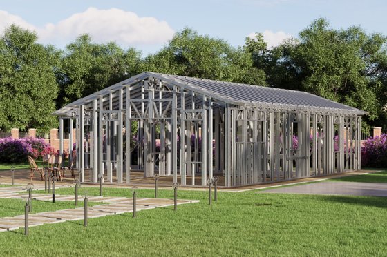 Exterior - Front Elevation 9 for Craftsman House Plan #1106-103 - 3 bed, 2 bath