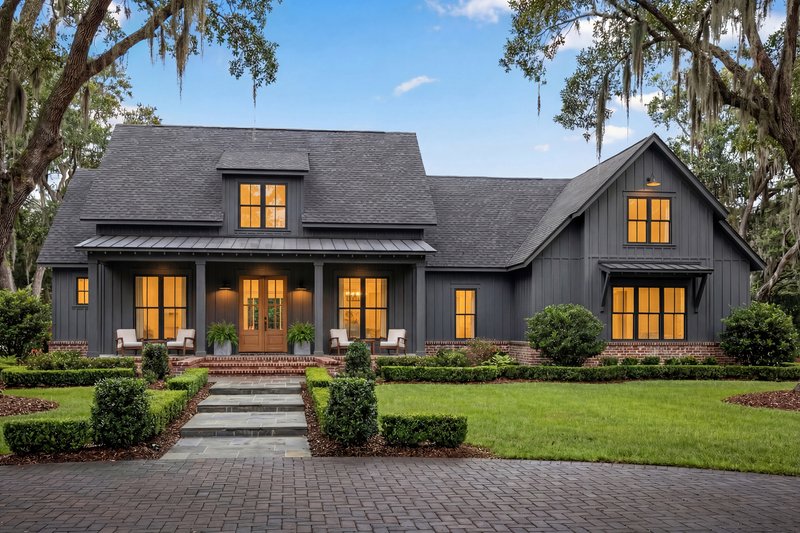 Dream House Plan - Exterior - Front Elevation 5 for Farmhouse House Plan #430-156 - 4 bed, 2.5 bath