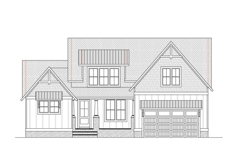 Dream House Plan - Exterior - Front Elevation 4 for Country House Plan #1080-10 - 4 bed, 3.5 bath