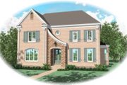 European Style House Plan - 4 Beds 3 Baths 3684 Sq/Ft Plan #81-1254 