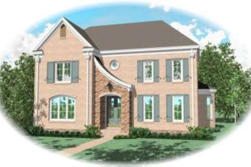 European Style House Plan - 4 Beds 3 Baths 3684 Sq/Ft Plan #81-1254