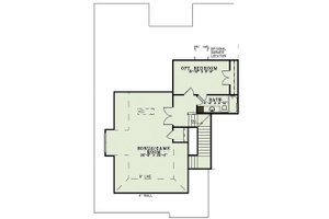 Floor Plan - Upper Floor for European House Plan #17-2474 - 4 bed, 4.5 bath