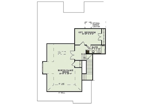 Dream House Plan - European Floor Plan - Upper Floor Plan #17-2474