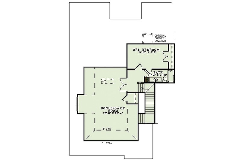 House Plan Design - Floor Plan - Upper Floor for European House Plan #17-2474 - 4 bed, 4.5 bath