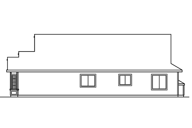 Home Plan - Exterior - Other Elevation 1 for Country House Plan #124-399 - 3 bed, 2 bath