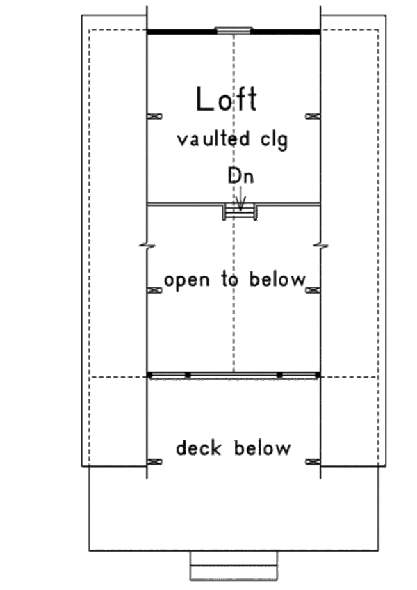 Dream House Plan - Cottage Floor Plan - Upper Floor Plan #57-501