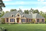 European Style House Plan - 4 Beds 3 Baths 3527 Sq/Ft Plan #430-128 