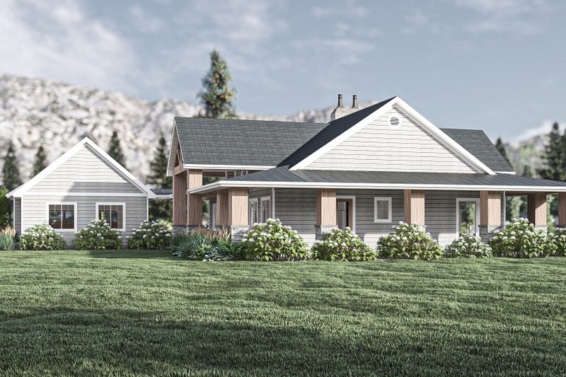 House Blueprint - Exterior - Other Elevation for Beach House Plan #455-488 - 2 bed, 2.5 bath